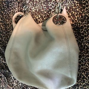 Silver Michael Kors bag